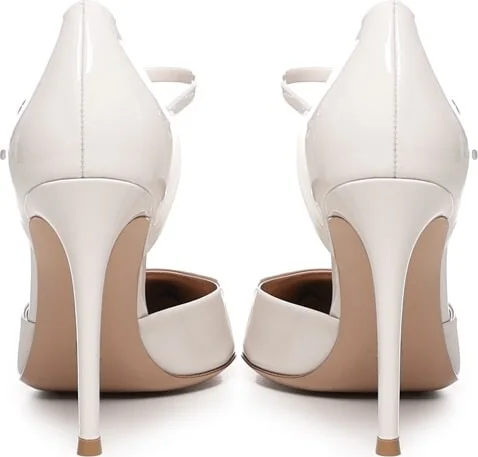Patent Leather Heels With Strap - Image 3