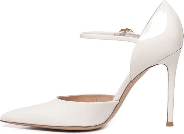 Patent Leather Heels With Strap - Image 4