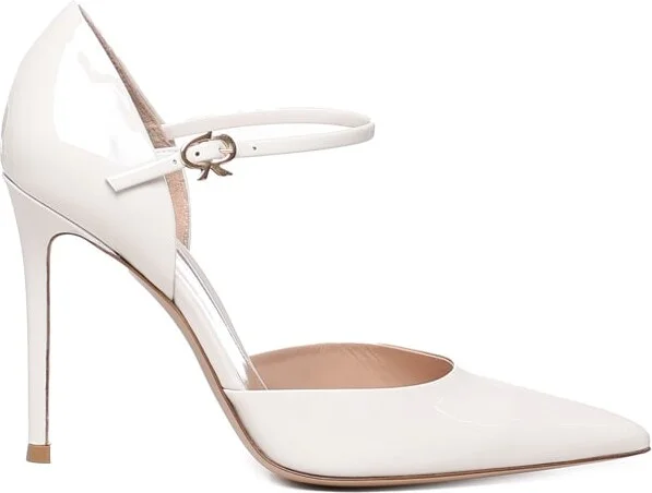 Patent Leather Heels With Strap
