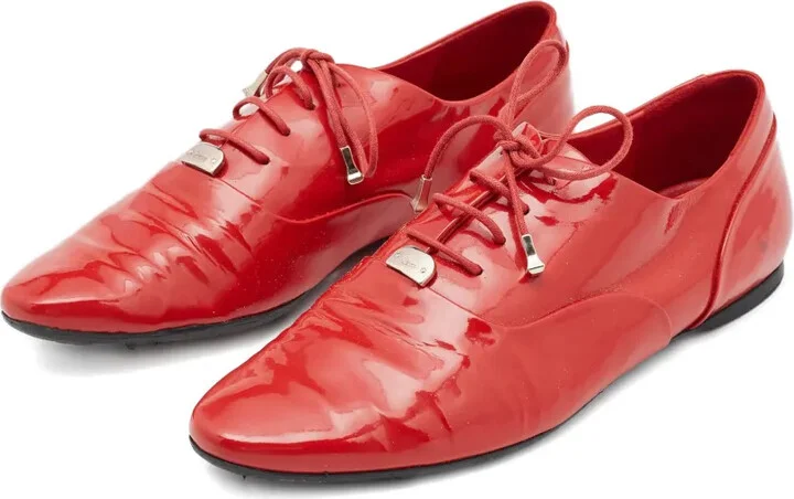 Patent Leather Lace Shoes - Image 2