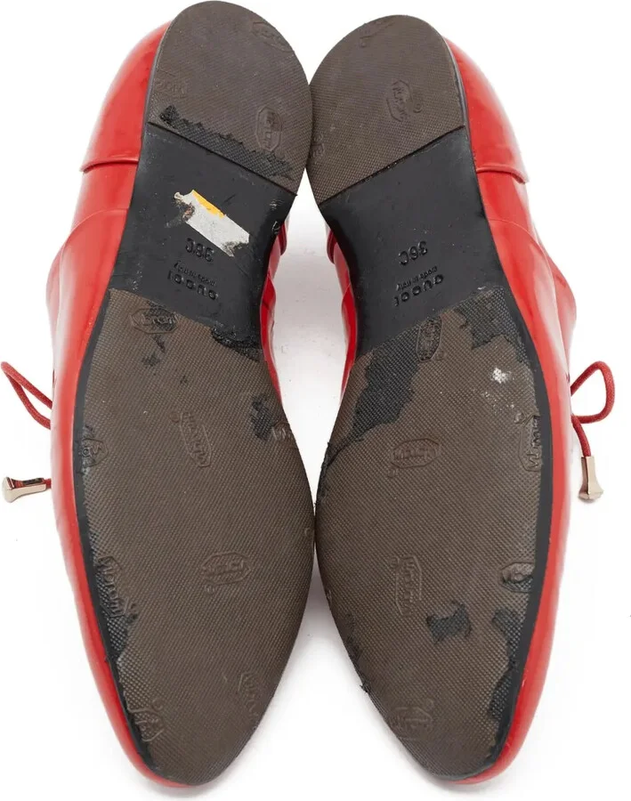 Patent Leather Lace Shoes - Image 4