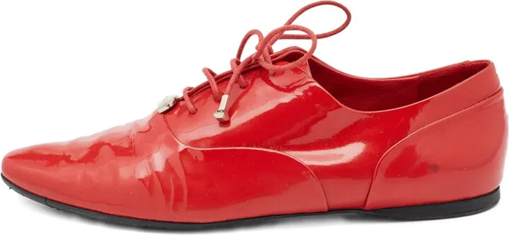 Patent Leather Lace Shoes