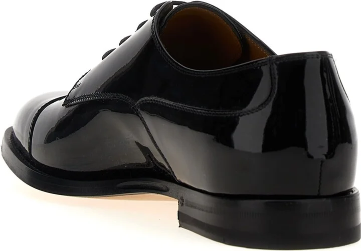Patent Leather Lace-up Shoes - Image 3