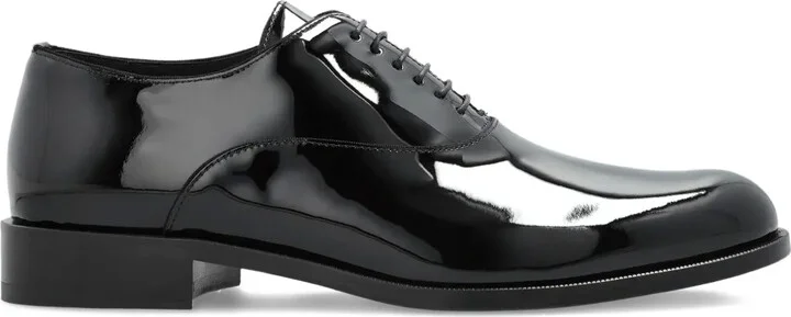 Patent-Leather Lace-Up Shoes