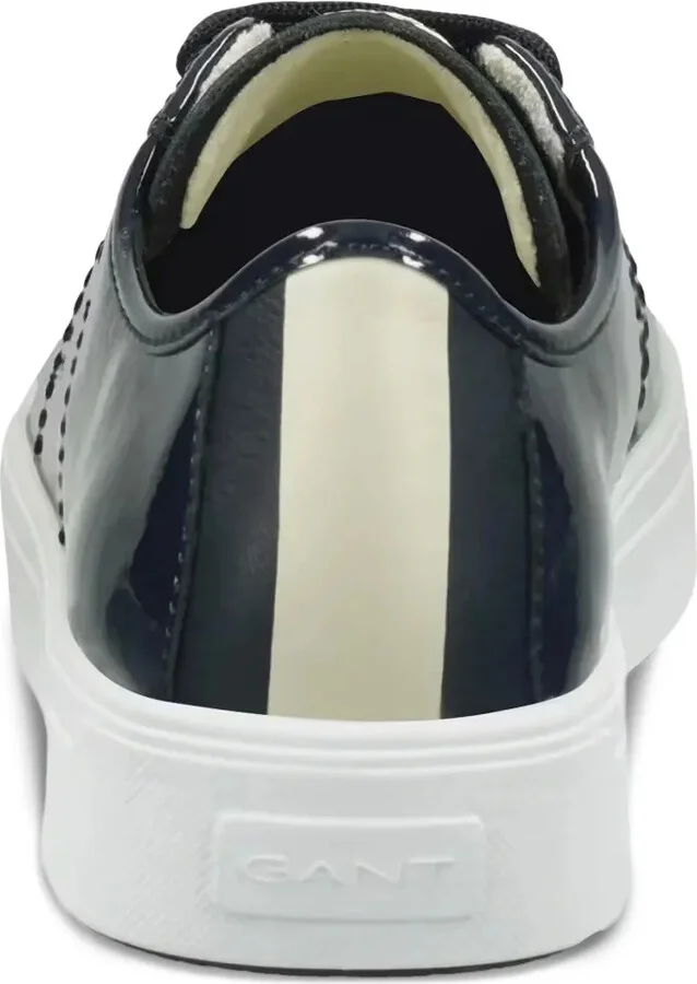 Patent Leather Lace-Up Sneakers - Image 3