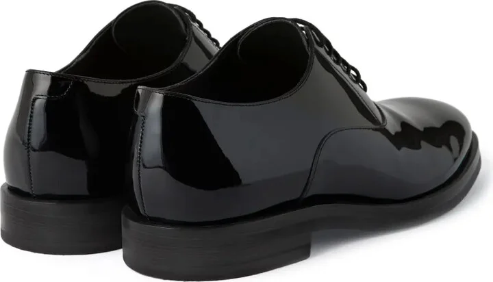 Patent-Leather Laced Oxford Shoes - Image 3