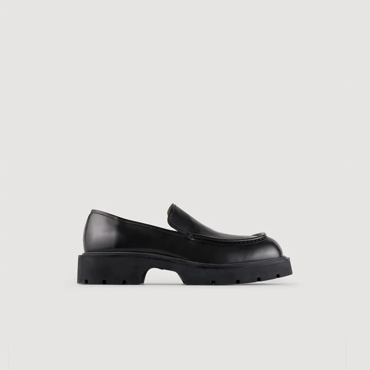 Patent leather loafers