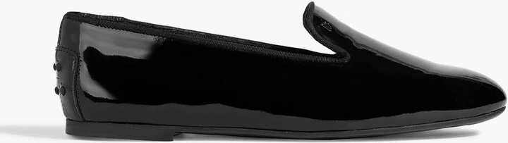 Patent-leather loafers