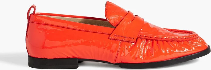 Patent-leather loafers