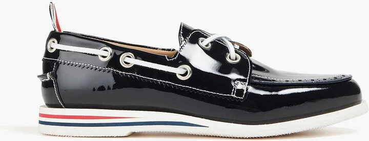 Patent-leather loafers