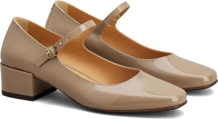 patent-leather Mary Jane pumps - Image 2