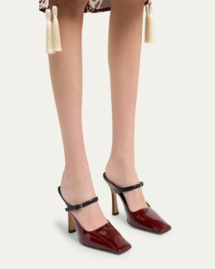 Patent Leather Mary Jane Pumps - Image 2