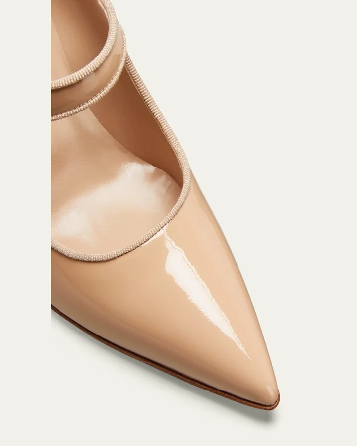 Patent Leather Mary Jane Pumps - Image 3