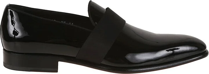 Patent Leather Moccasin With Tapered Toe Design