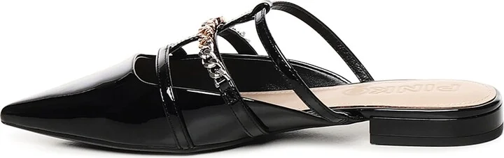 Patent Leather Mules Ballerinas - Image 4