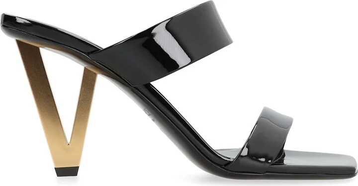 Patent Leather Mules