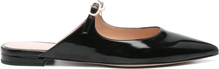 Patent-Leather Mules
