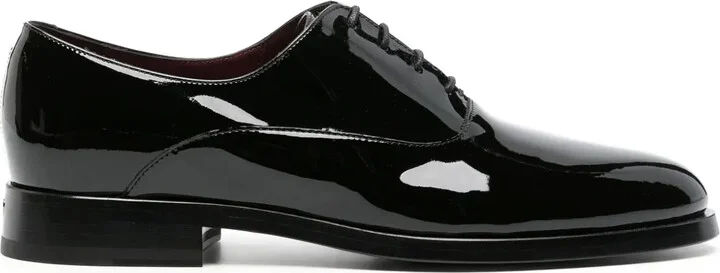 patent-leather Oxford shoes
