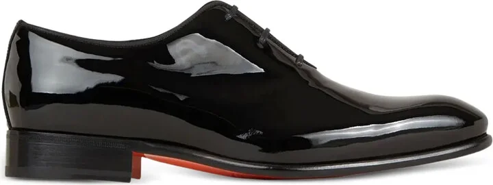 patent-leather Oxford shoes