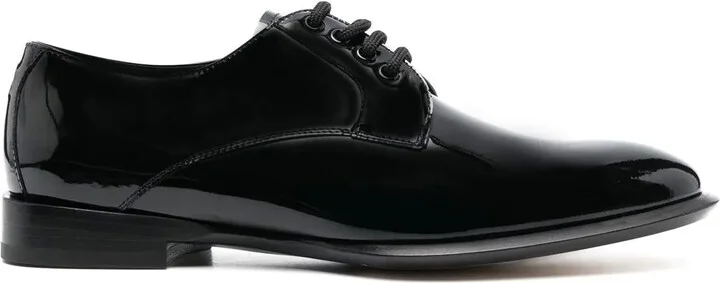 patent-leather Oxford shoes