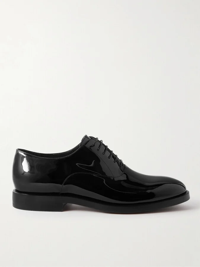 Patent-Leather Oxford Shoes