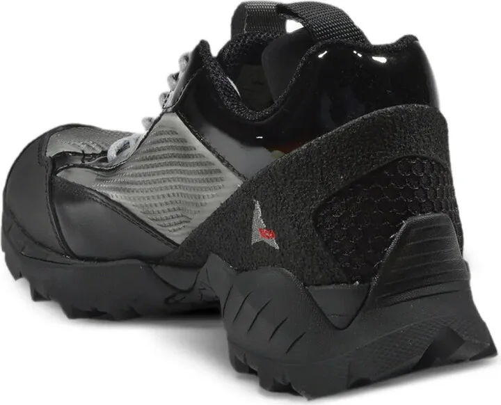 Patent-Leather Panelled Hiking Boots - Image 3