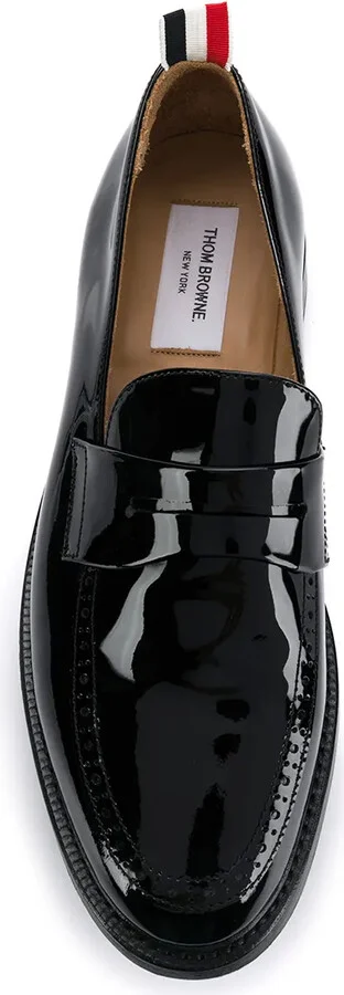 Patent Leather Penny Loafers - Image 4