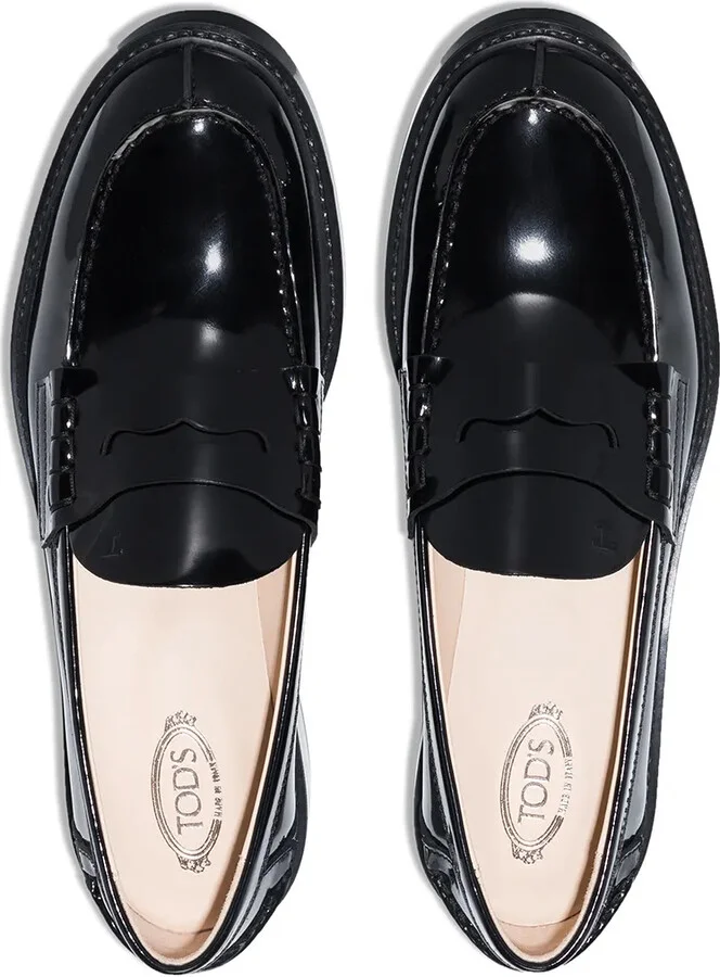 Patent Leather Penny Loafers - Image 4