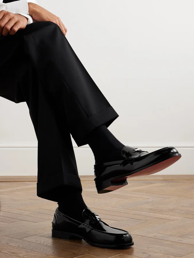 Patent-Leather Penny Loafers - Image 2