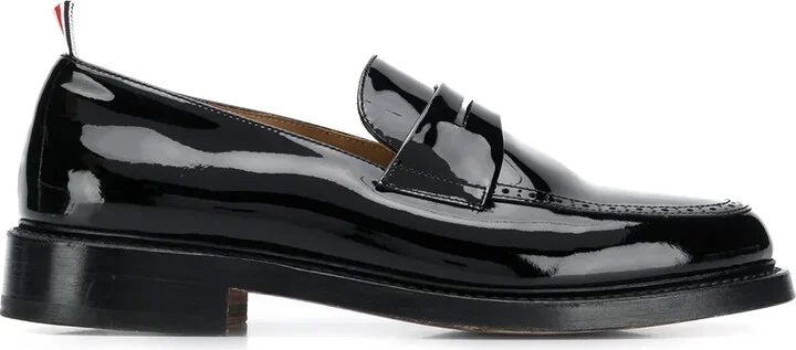 Patent Leather Penny Loafers