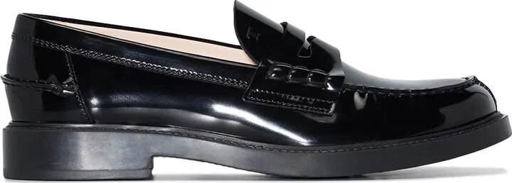 Patent Leather Penny Loafers