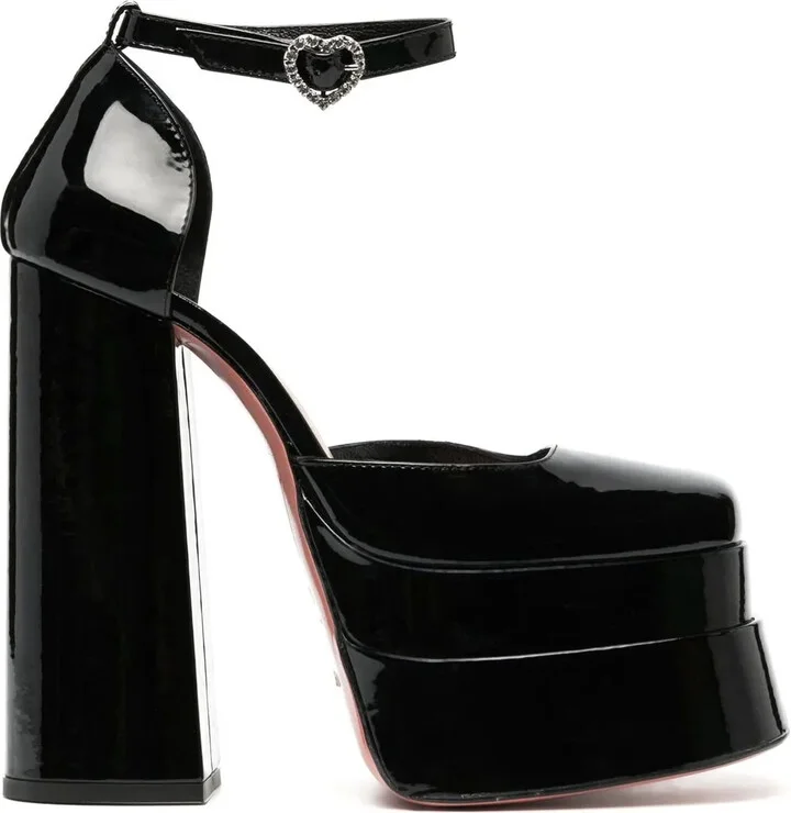 Patent-Leather Platform 160mm Pumps