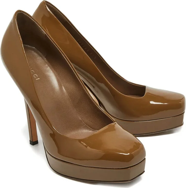 Patent Leather Platform Pumps - Image 2