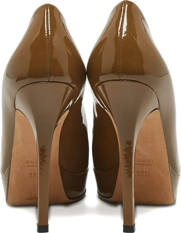 Patent Leather Platform Pumps - Image 3