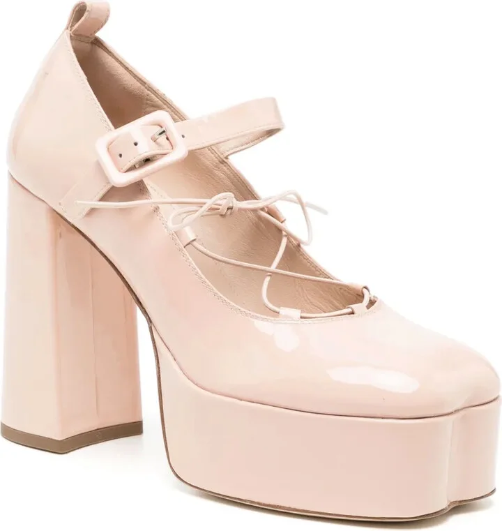 Patent-Leather Platform Pumps - Image 2