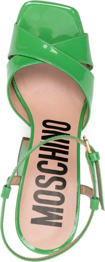 Patent Leather Platform Sandals - Image 4