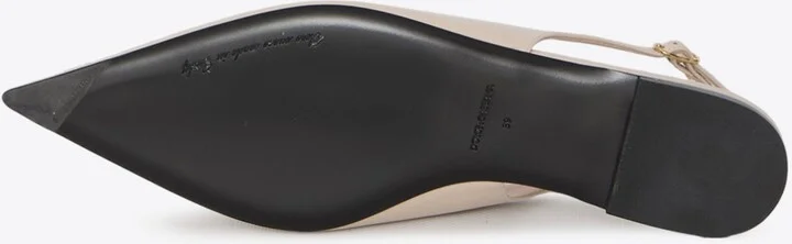 Patent Leather Pointed-Toe Flats - Image 3