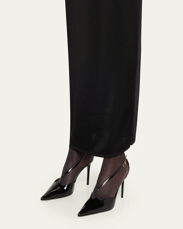 Patent Leather Pointed-Toe Pumps - Image 6