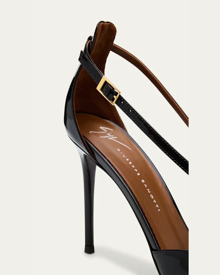Patent Leather Pointed-Toe Pumps - Image 7
