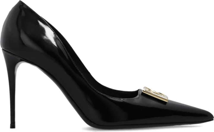 Patent Leather Pumps, , - Black