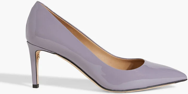 Patent-leather pumps
