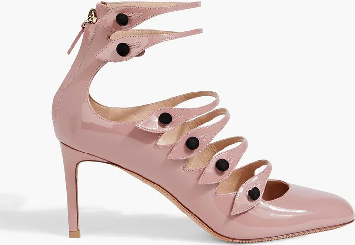 Patent-leather pumps
