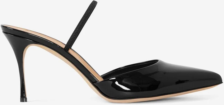 Patent Leather Slide Heel