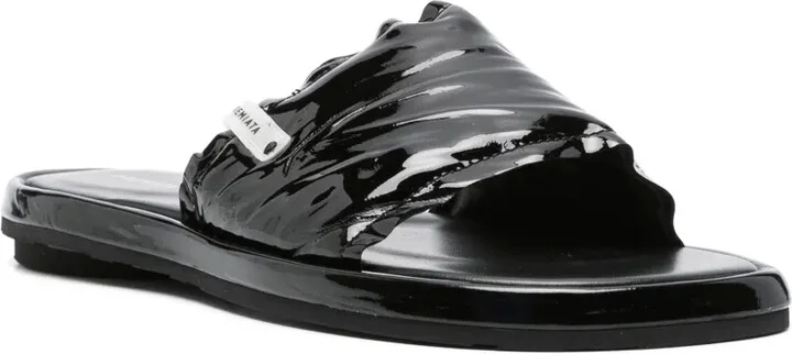 Patent Leather Slides - Image 2