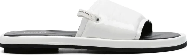 Patent Leather Slides