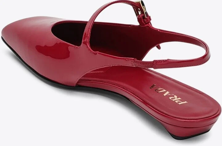 Patent Leather Slingback Flats - Image 2