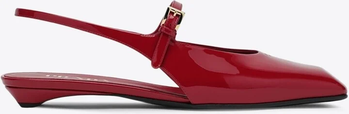 Patent Leather Slingback Flats