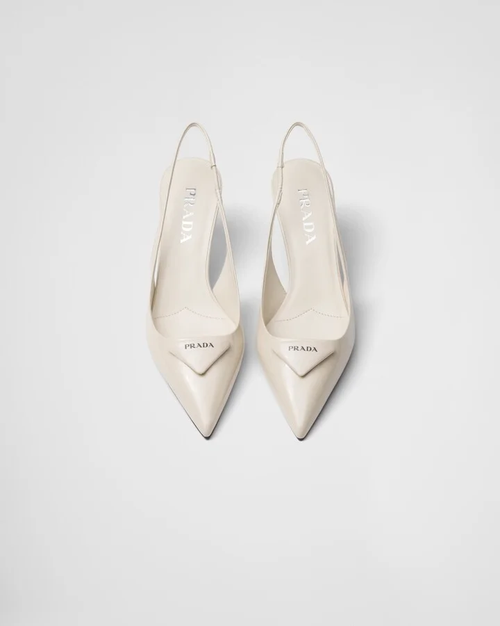 Patent leather slingback pumps - Image 4