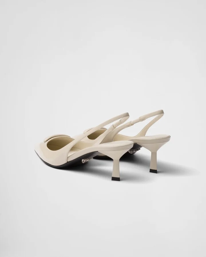 Patent leather slingback pumps - Image 5