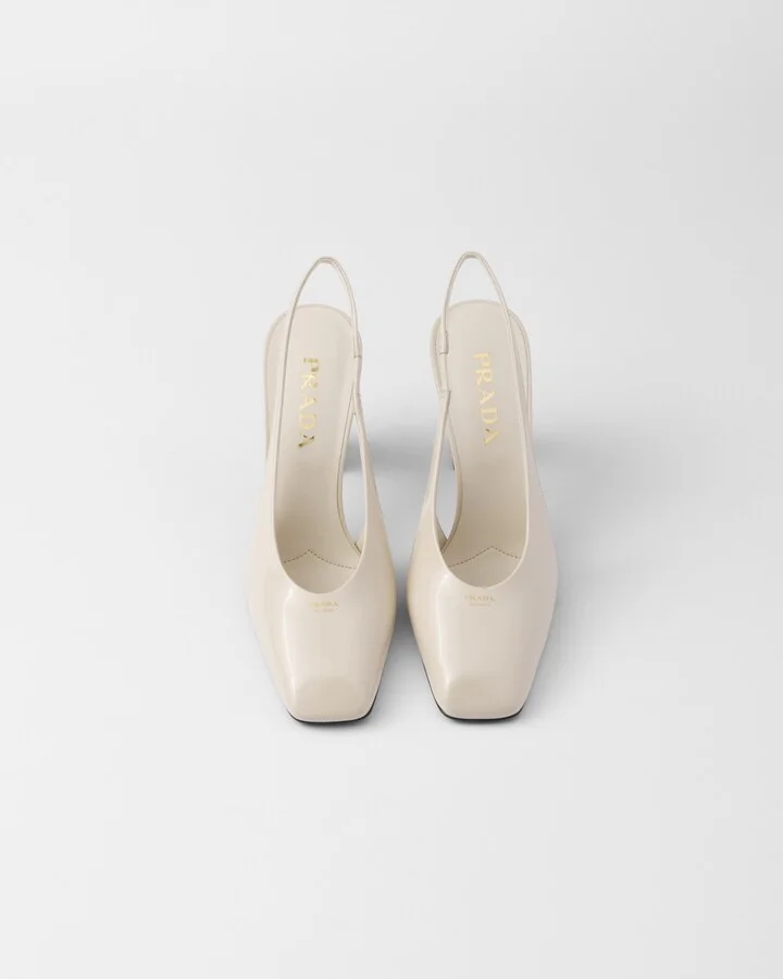 Patent leather slingback pumps - Image 3